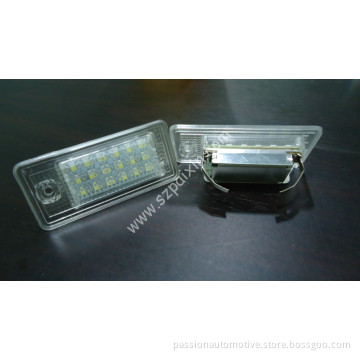 Audi Q7 LED License Plate Lamp